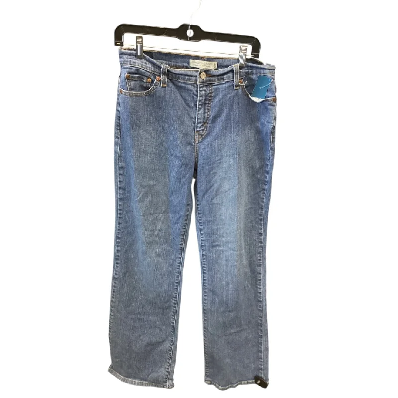 Classic Pieces Jeans Boot Cut By Levis In Blue Denim, Size: 12