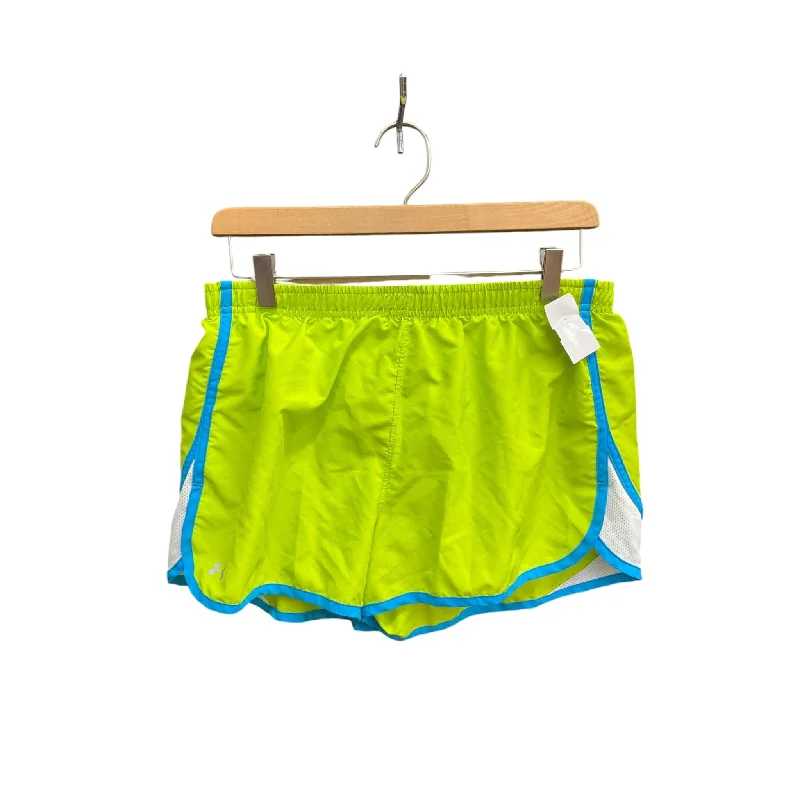 Basic Essentials Athletic Shorts By Under Armour In Green, Size: L