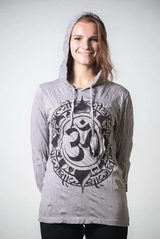 Sure Design Unisex Infinitee Ohm Hoodie Gray