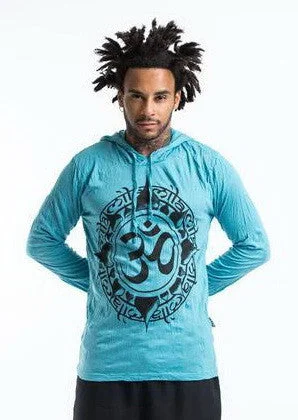 Sure Design Unisex Infinitee Ohm Hoodie Turquoise