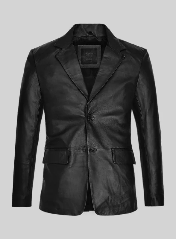 Al Pacino Leather Blazer