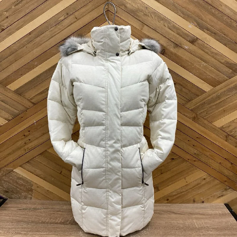 Columbia- Women's Snow Jacket XS with Faux Fur Hood- MSRP $199: cream-women-extra small