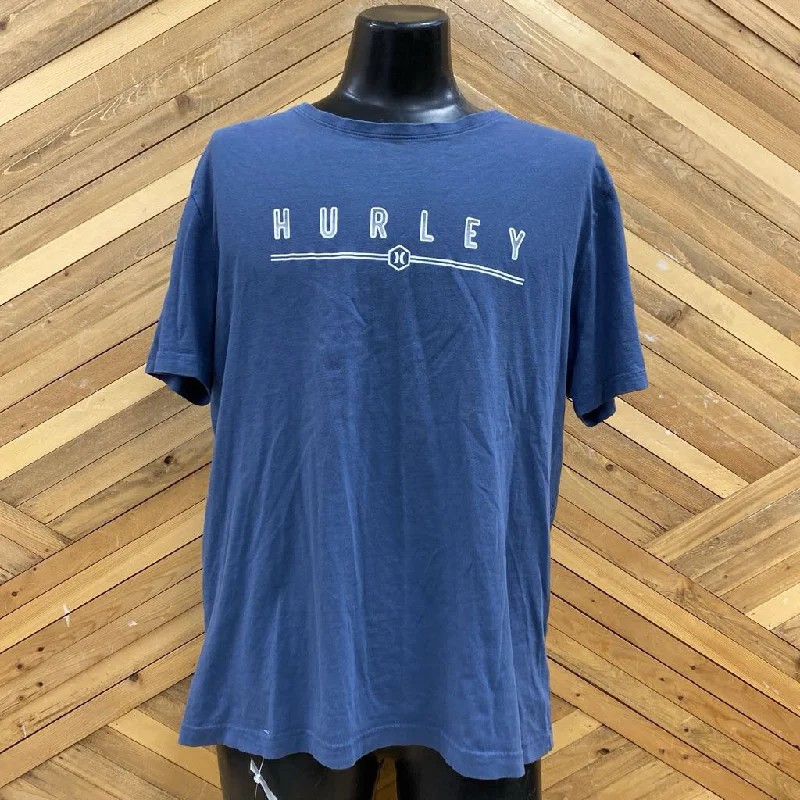 Hurley- men's t-shirt : Blue-men-LG