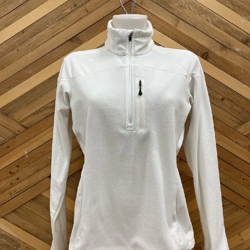 Eddie Bauer - Women's First Ascent 1/2-Zip Fleece - MSRP comp $100: White-women-MD