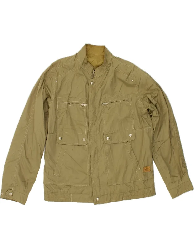 FACIBA Mens Utility Jacket UK 38 Medium Khaki