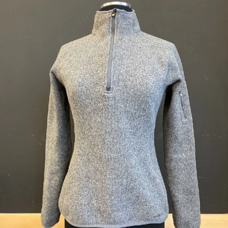 Eddie Bauer - Women's 1/2-Zip Sweater Fleece - MSRP $95: Grey-women-MD