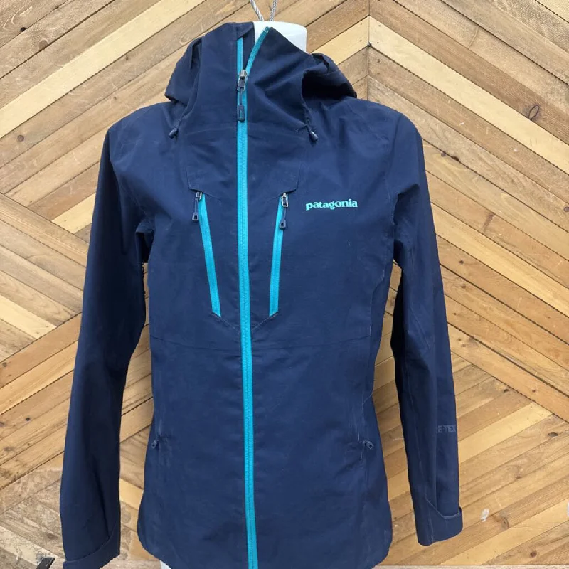 Patagonia- Triolet Women's GORE-TEX Jacket- MSRP $559 : navy blue-women-SM