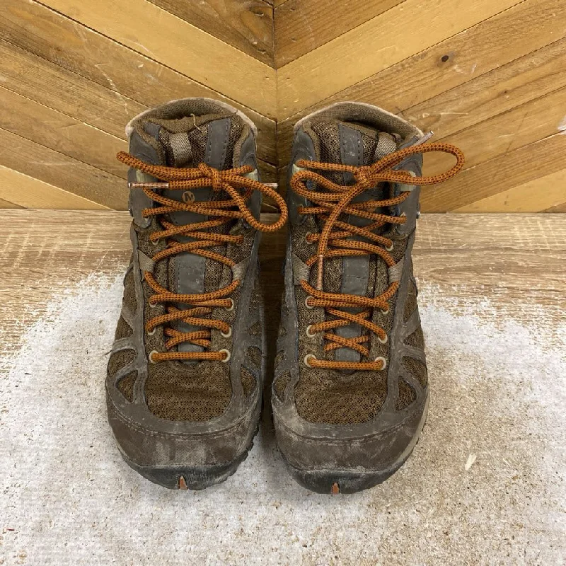 Merrell- hiking boot mid- MSRP $ 170: Browm -women-7