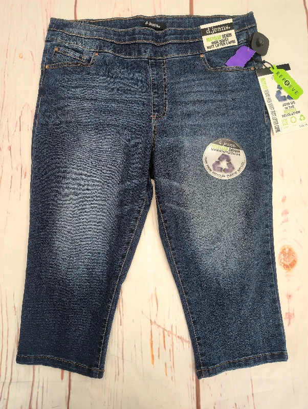 Classic Outerwear Capris By D Jeans In Denim, Size: 16