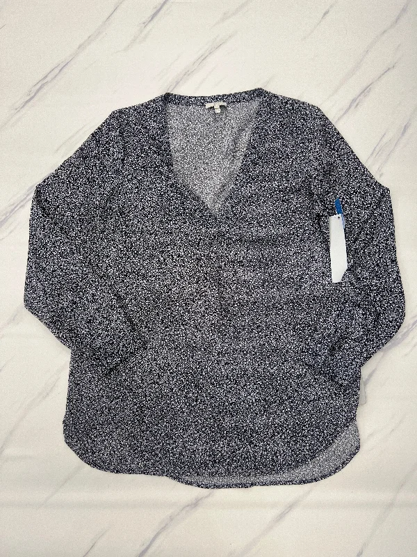 Sporty Shoes Top Ls By Joie In Black & White, Size:M