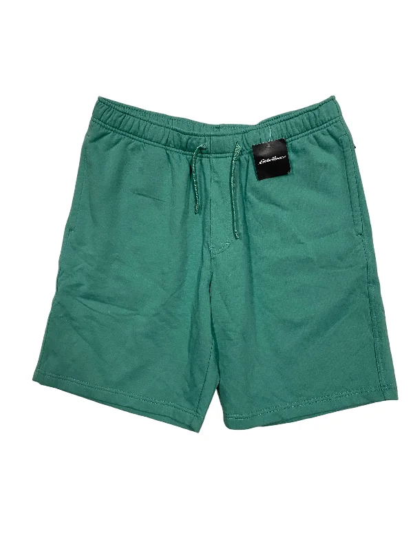 Active Wear Shorts By Eddie Bauer In Green, Size: L