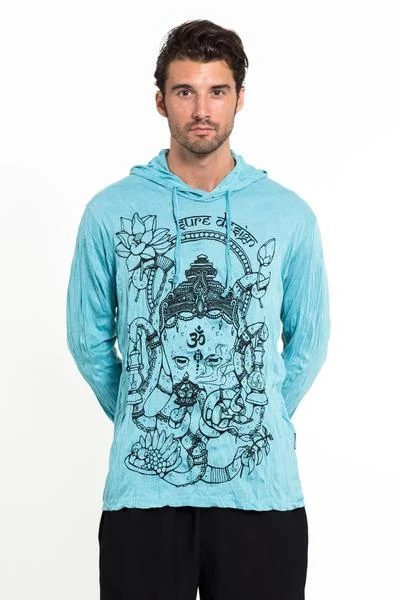 Sure Design Unisex Octopus Oracle Hoodie Turquoise