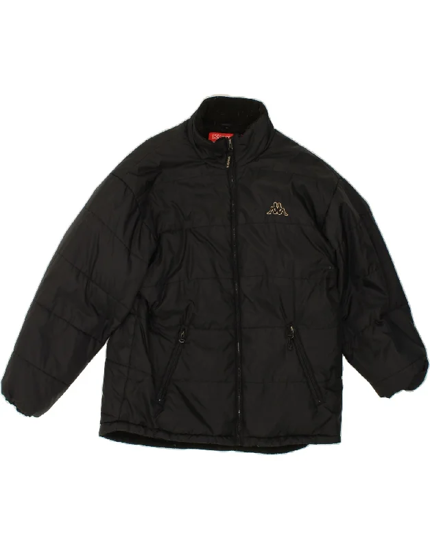 KAPPA Mens Padded Jacket UK 40 Large Black