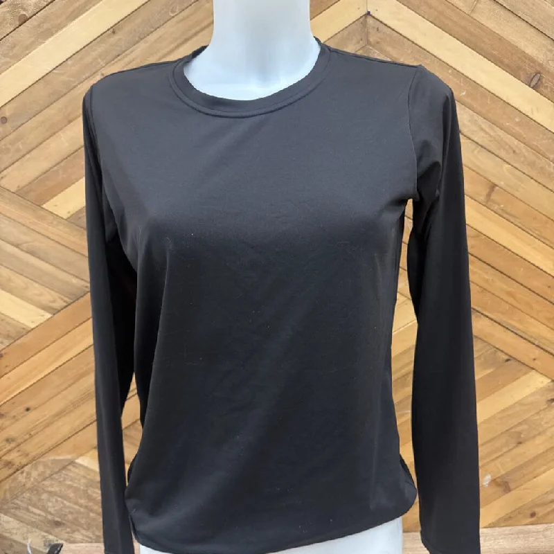 Patagonia - Women's L/S Athletic Shirt - MSRP $69: Black-women-SM