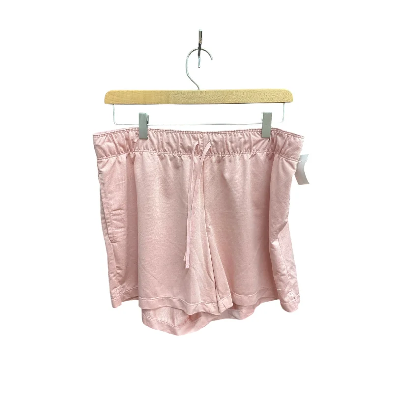 Versatile Outfits Athletic Shorts By Nike Apparel In Pink, Size: L