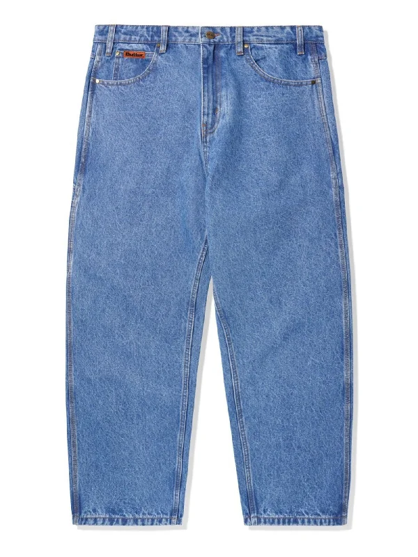 Baggy Washed Indigo Jeans