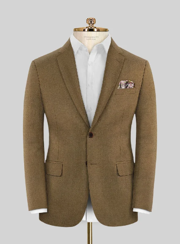 Marco Stretch Otter Brown Wool Jacket