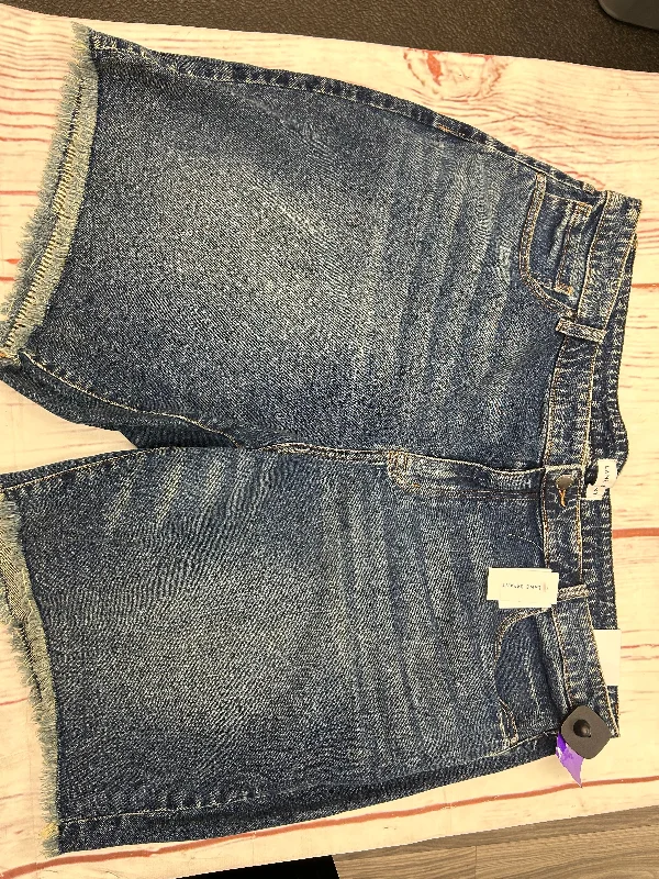Lightweight Jackets Shorts By Lane Bryant In Denim Blue, Size: 22