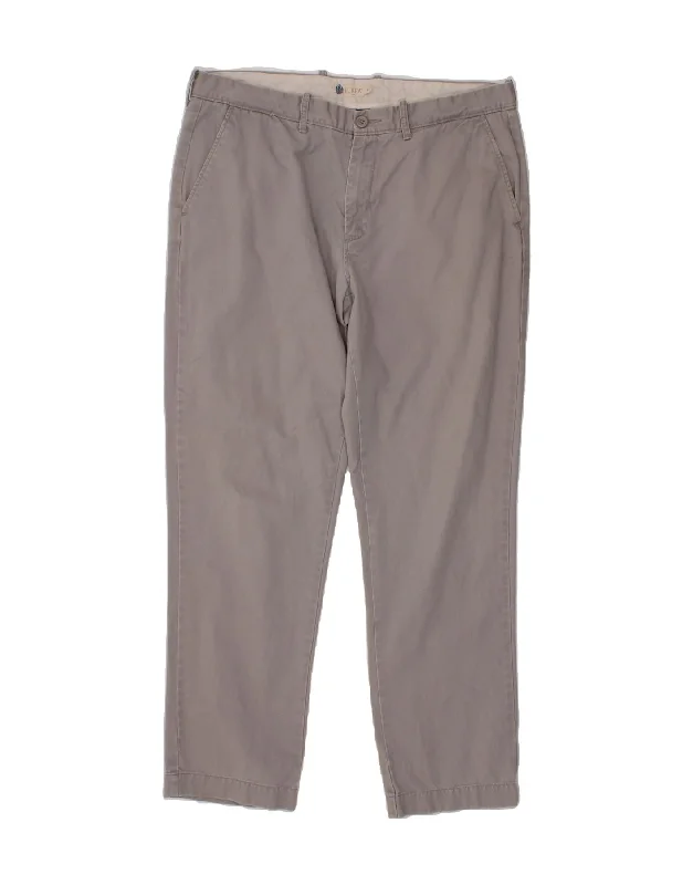 J. CREW Mens Slim Chino Trousers W36 L32  Grey Cotton