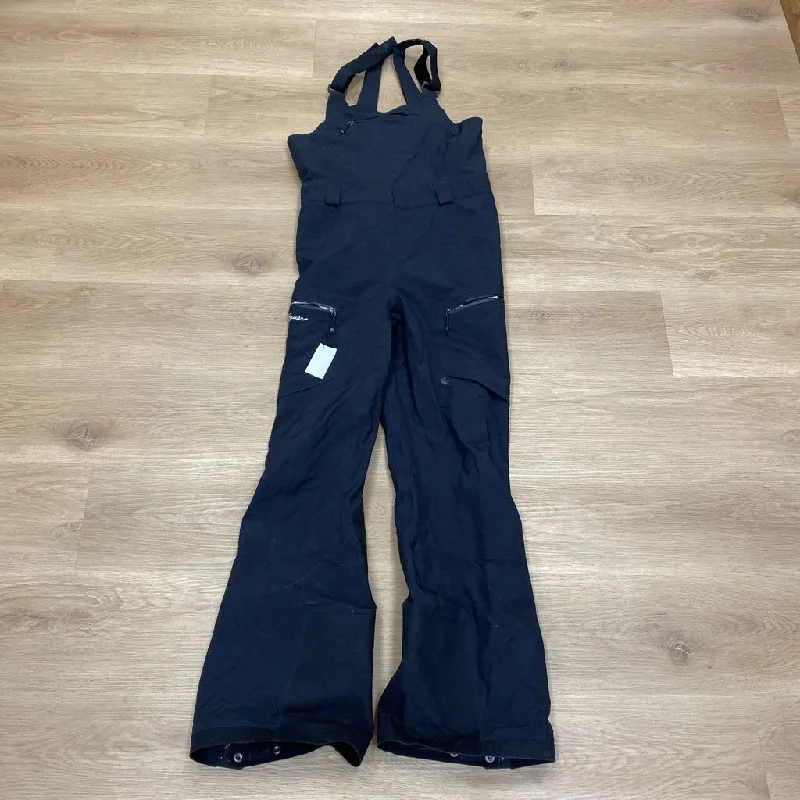 Eddie Bauer- Women's Recco Tech Bib ski shell pants - MSRP $449: Black -women-SM