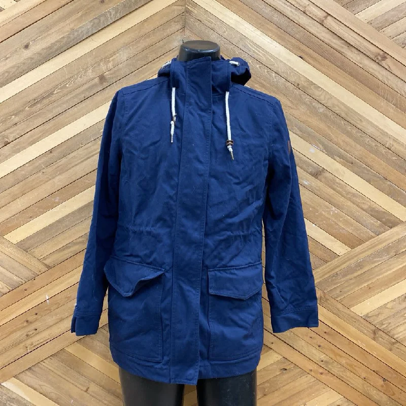 Roots - Men's Canvas Jacket - MSRP comp $148: Navy Blue-men-MD