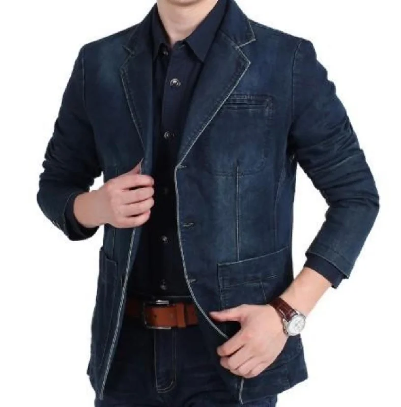 Mens Denim Sports Jacket