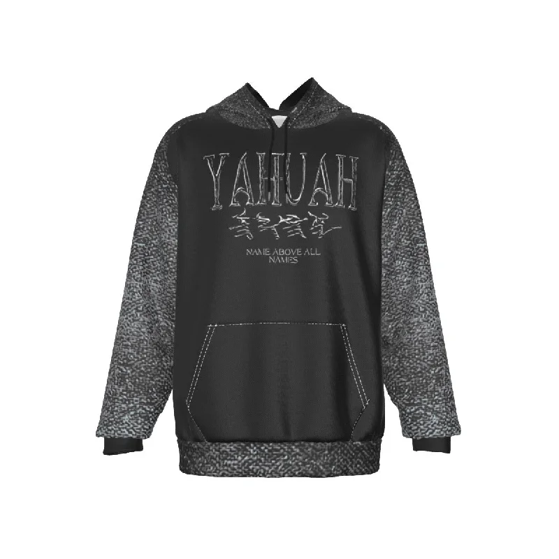 Yahuah-Name Above All Names 01-01 Men's Designer Raglan Pullover Hoodie