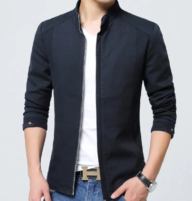 Mens Slim Fit Zipped Up Jacket