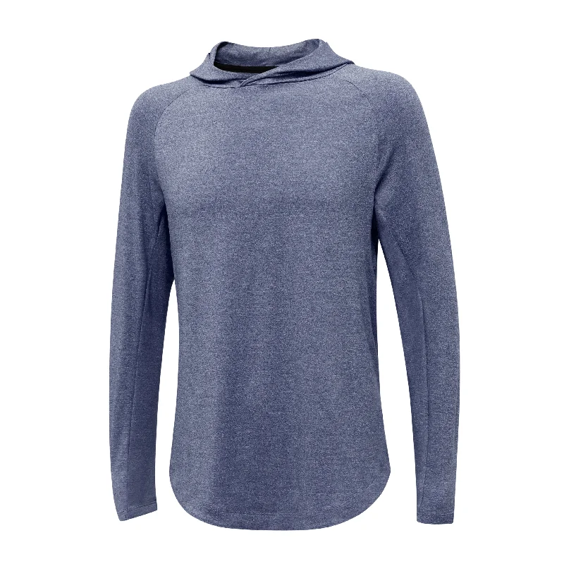 Navy Heather Light Weight Performance Hoodie