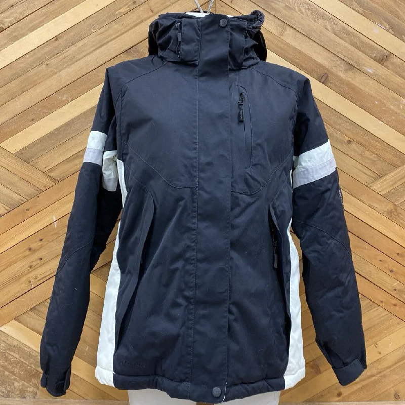 Columbia - Women's Titanium Insulated Ski Jacket - MSRP comp $300: Black/Grey/White-women-LG