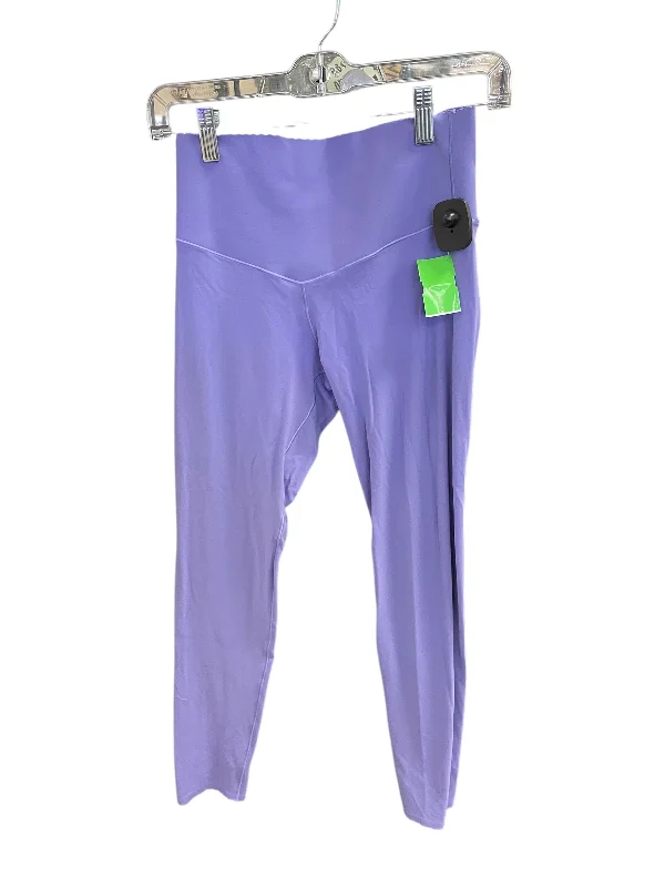 Versatile Jeans Athletic Leggings By Aerie In Purple, Size: M