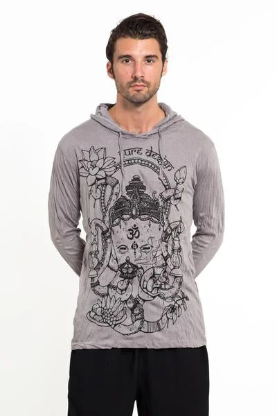 Sure Design Unisex Octopus Oracle Hoodie Gray