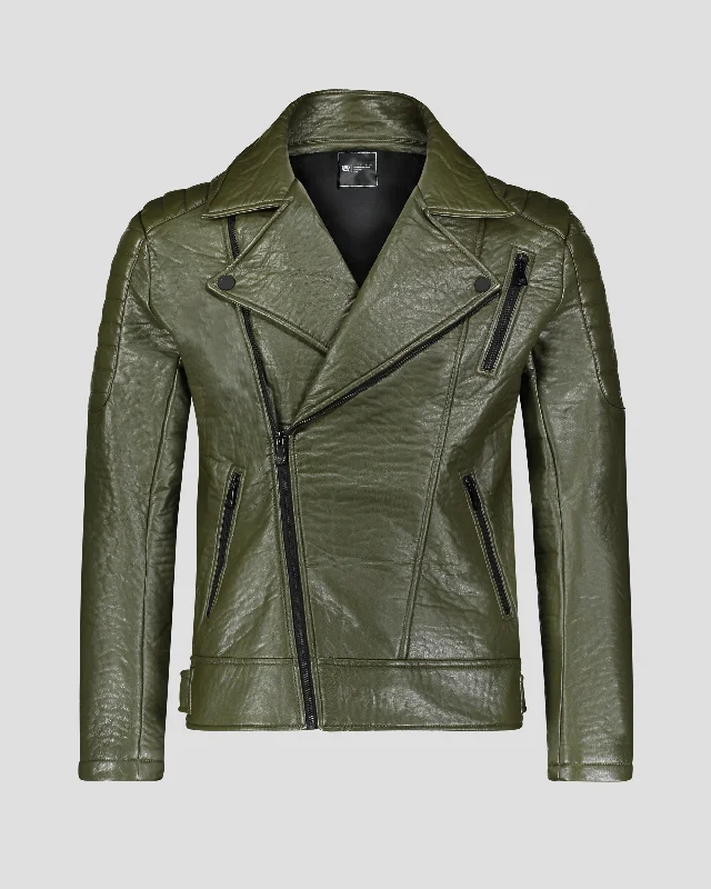 SG Men's Rogue Biker Jacket - Army Green