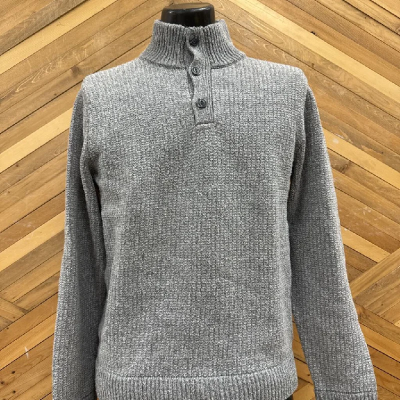 Patagonia - Men's Off Country Pullover Sweater - MSRP $139: Grey-men-MD