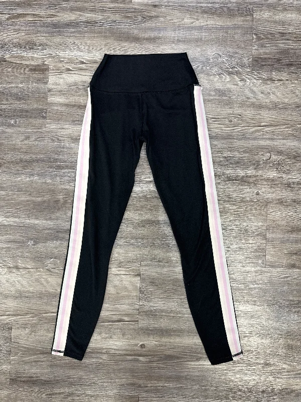 Classic Designs Athletic Leggings By Spiritual Gangster In Black, Size: Xs