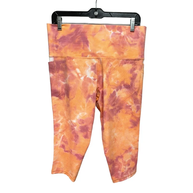 Cool Hoodies Athletic Leggings Capris By Athleta In Multi-colored, Size: 1x