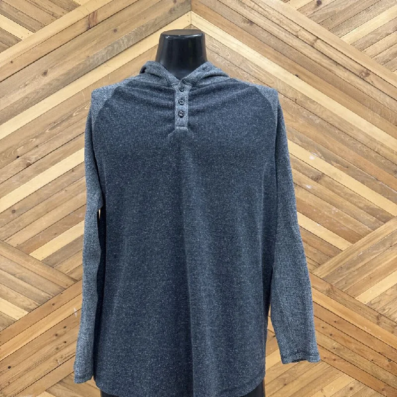 Distillery Apparel Men's Long Sleeve Top: Gray-men-LG