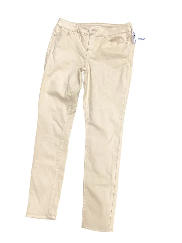Classic Suits Jeans Skinny By Old Navy In Tan, Size: 10