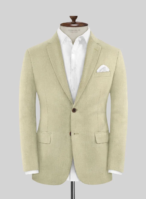 Marco Stretch Sahara Khaki Wool Jacket