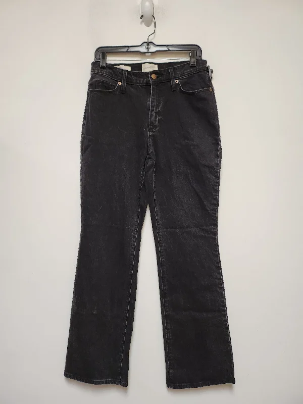 Premium Wardrobe Jeans Wide Leg By Universal Thread In Black Denim, Size: 4