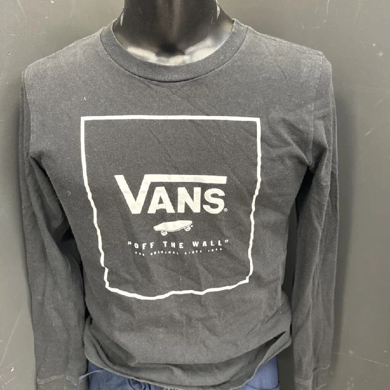 Vans - Men's Crewneck Long Sleeves - MSRP $45: Black-men-MD