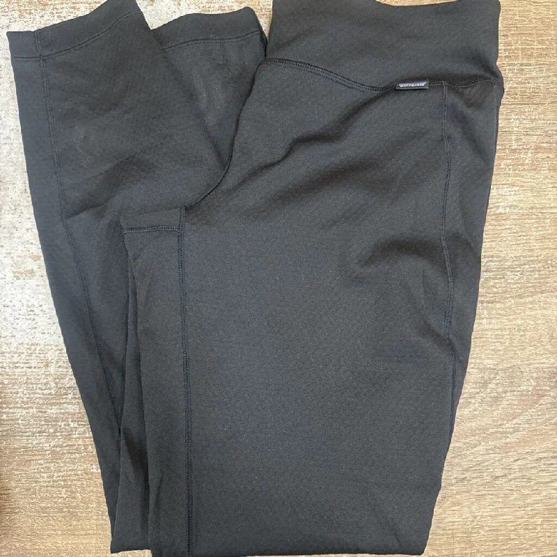 Patagonia - Women's Capilene Midweight Baselayer Bottoms - MSRP $109: Black-women-MD