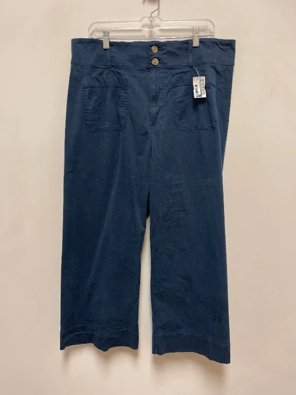 Everyday Jeans Pants Wide Leg By Lc Lauren Conrad In Navy, Size: 16