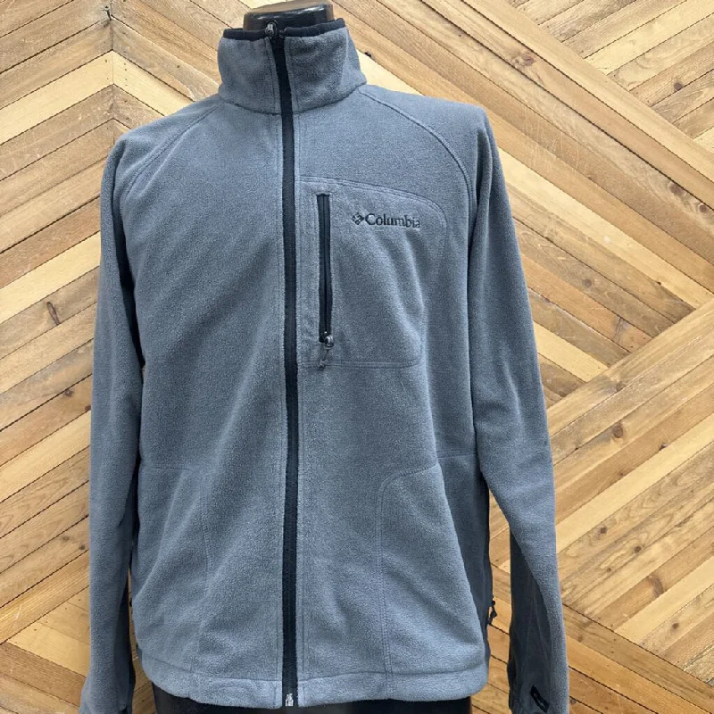 Columbia - Men's Full-Zip Fleece - MSRP comp $65: Grey-men-LG