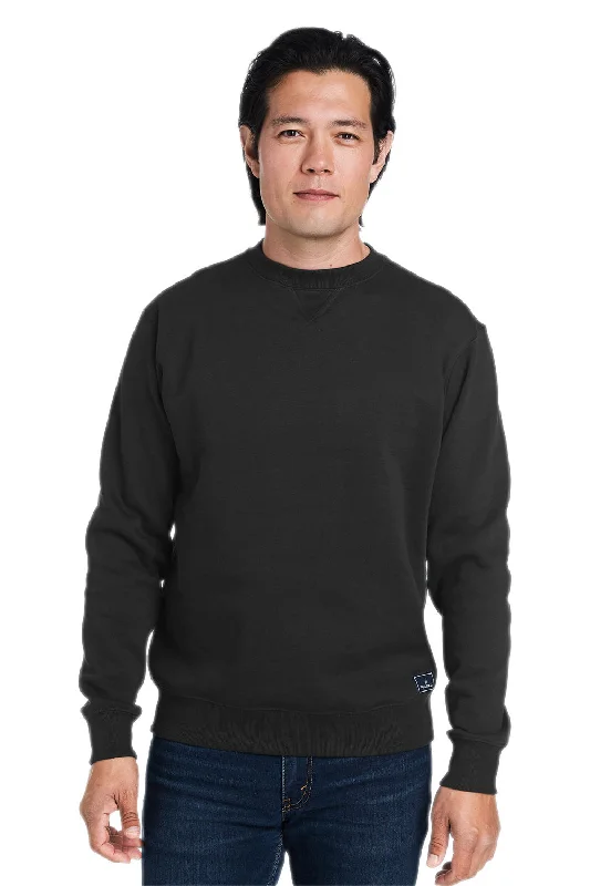 Nautica Mens Anchor Crewneck Sweatshirt - Black