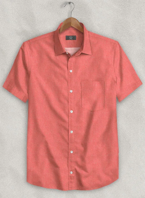 Red Luxury Twill Shirt