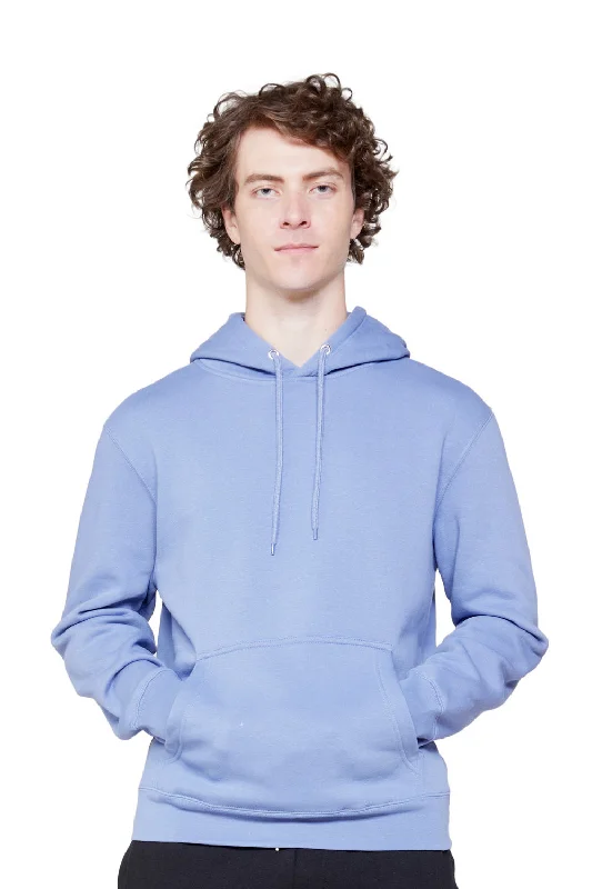 Lane Seven Mens Premium Hooded Sweatshirt Hoodie w/ Pouch Pocket - Colony Blue