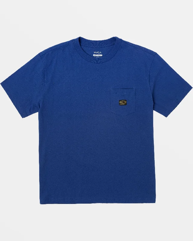 Americana Label Tee - Mazarine Blue