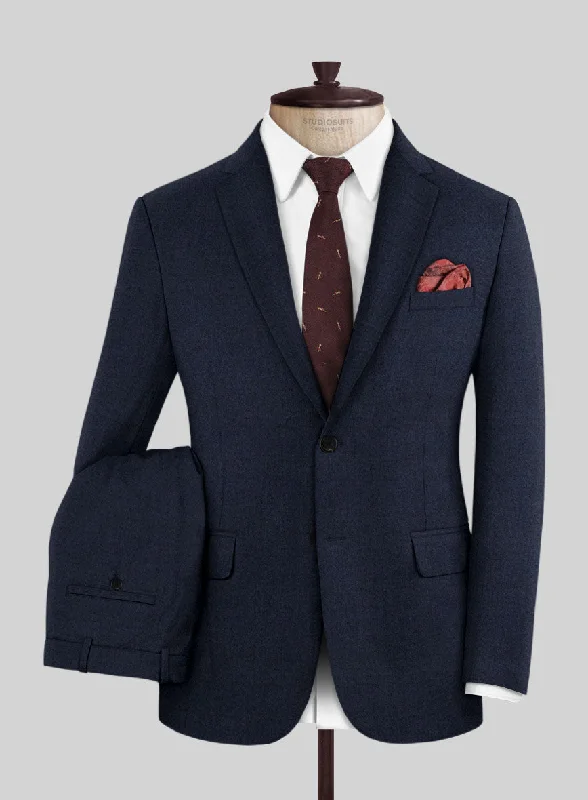 Scabal Sapphire Royal Blue Wool Suit