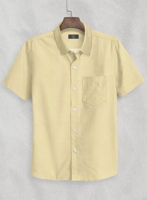 Beige Luxury Twill Shirt